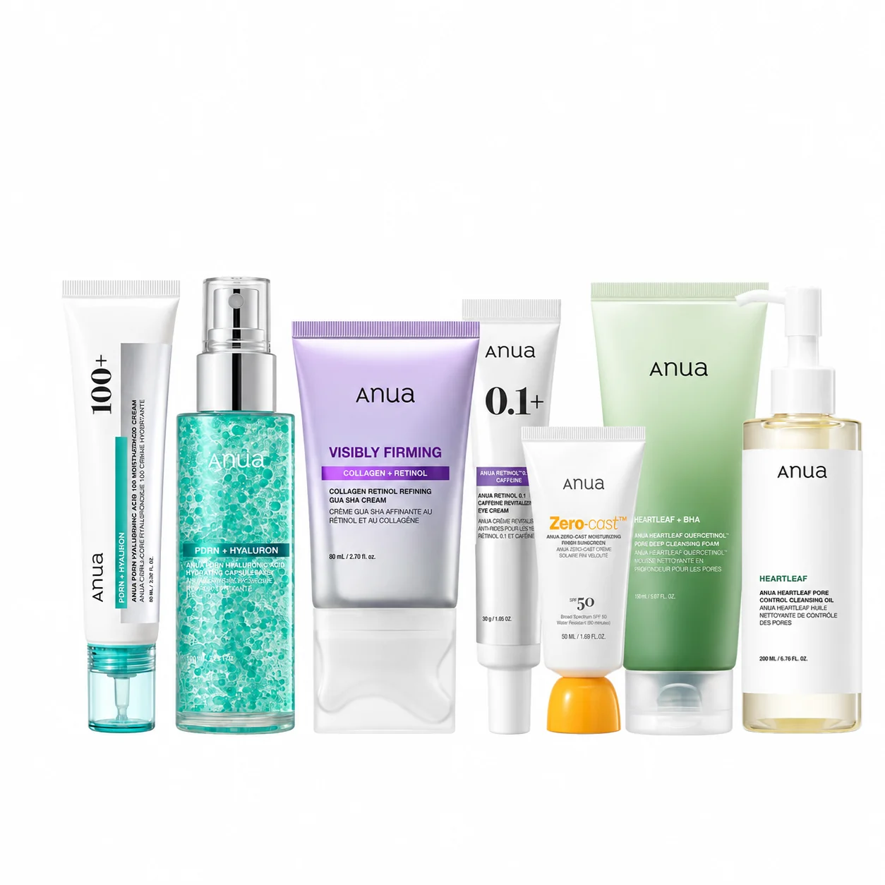 Anua products showcase